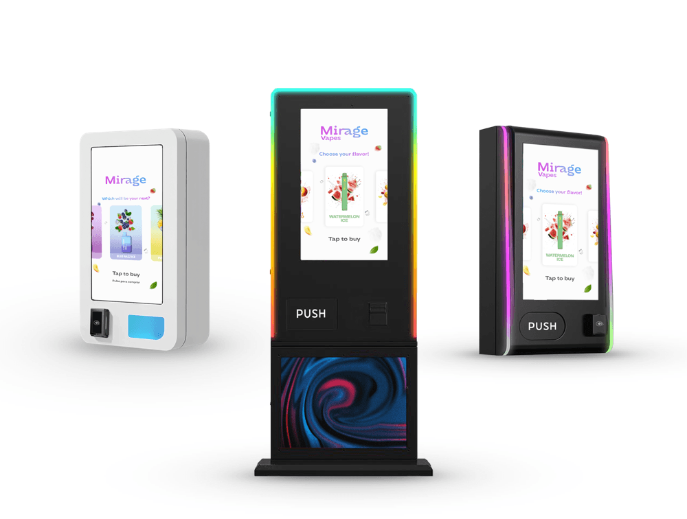 Mirage smart vending machine lineup